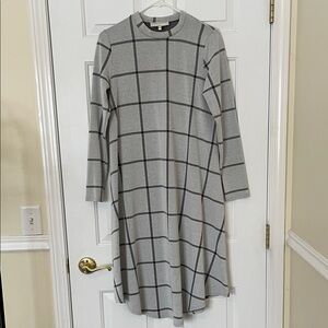 Piper & Scoot Long Sleeve Dress Midi Dress, L